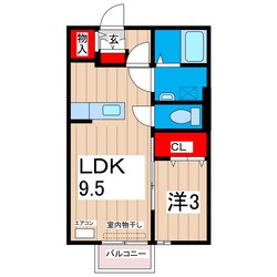 サリーレⅢの物件間取画像